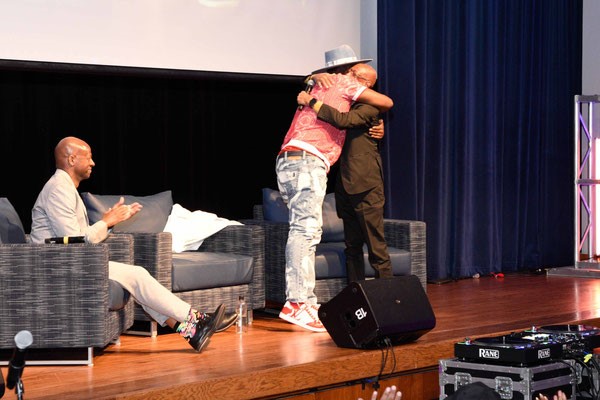 Big Daddy Kane with Dr Shelton and Shelton's father