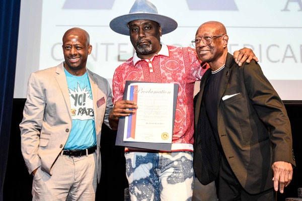 Big Daddy Kane with Dr Shelton and Shelton's father