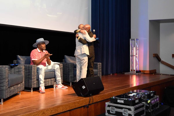 Big Daddy Kane with Dr Shelton and Shelton's father