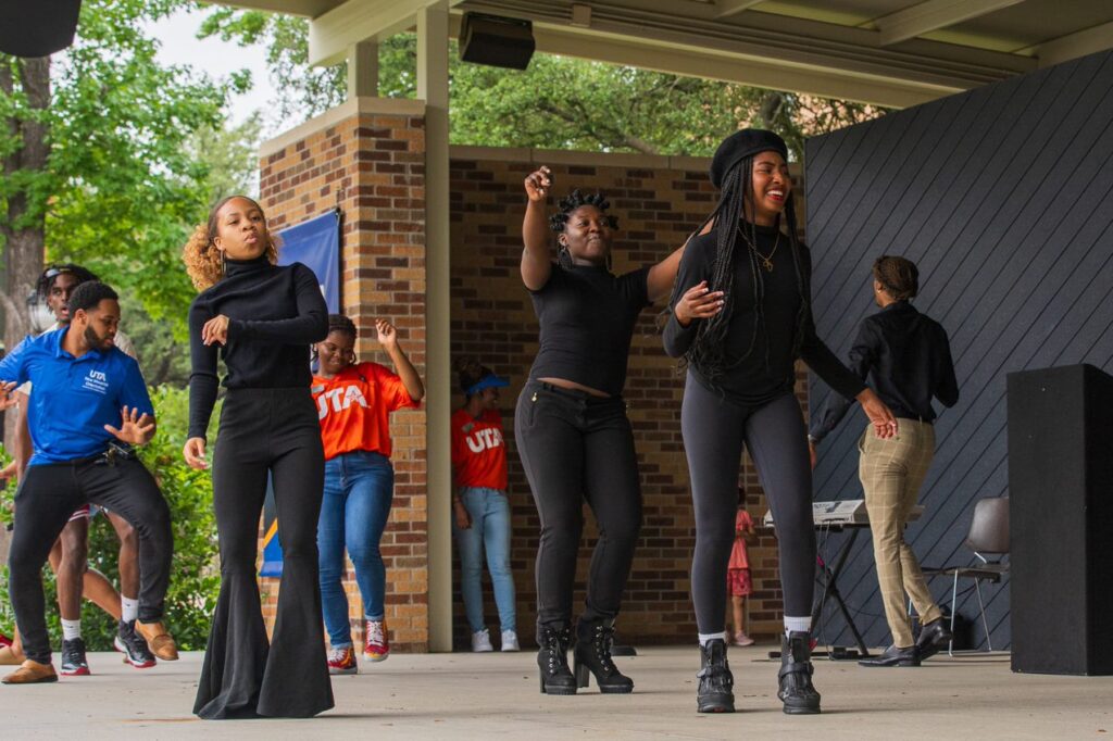 Juneteenth Celebration Celebrating on Stage