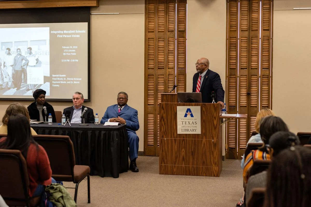 Panelists discuss experiences with integration of Mansfield HS