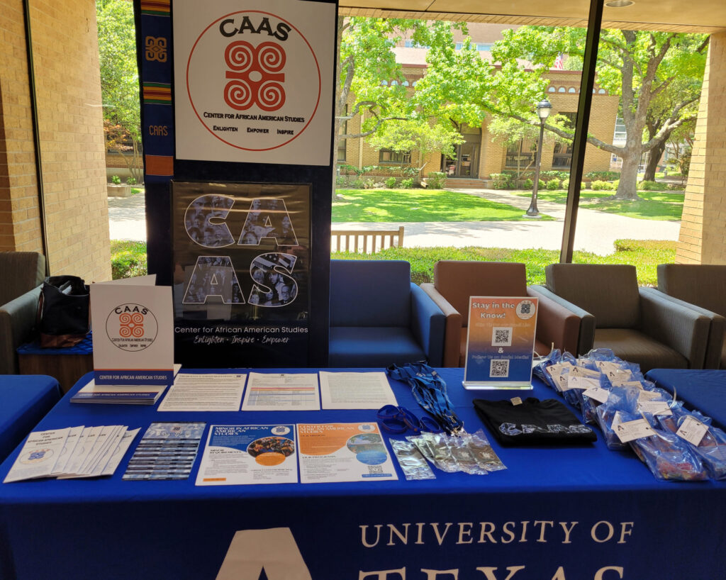 CAAS promotional table