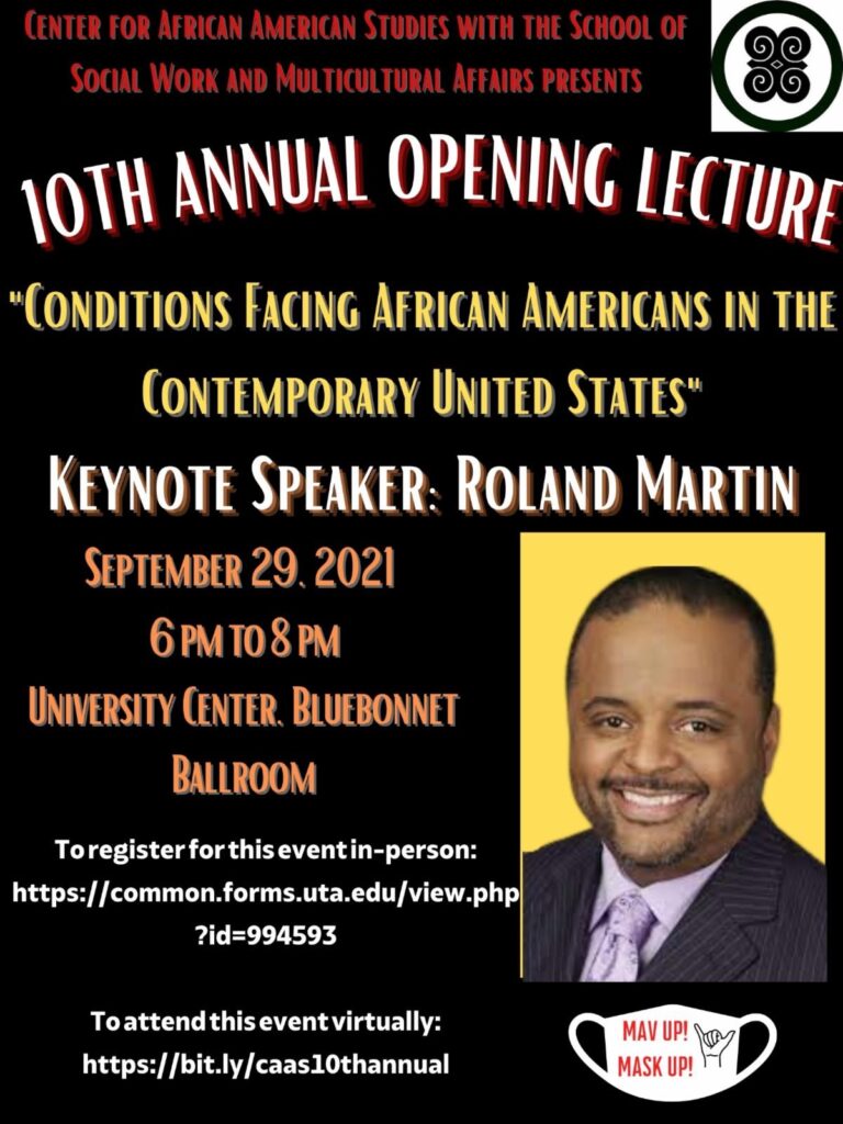 Roland Martin Opening Lecture